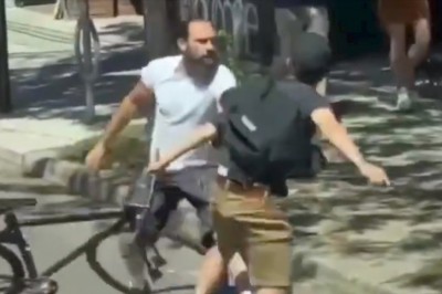 Szybka karma dla rowerzysty, który wystartował do kierowcy auta