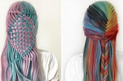 Nastoletnia Niemka układa niesamowicie złożone fryzury. Wyglądają jak wyhaftowane 