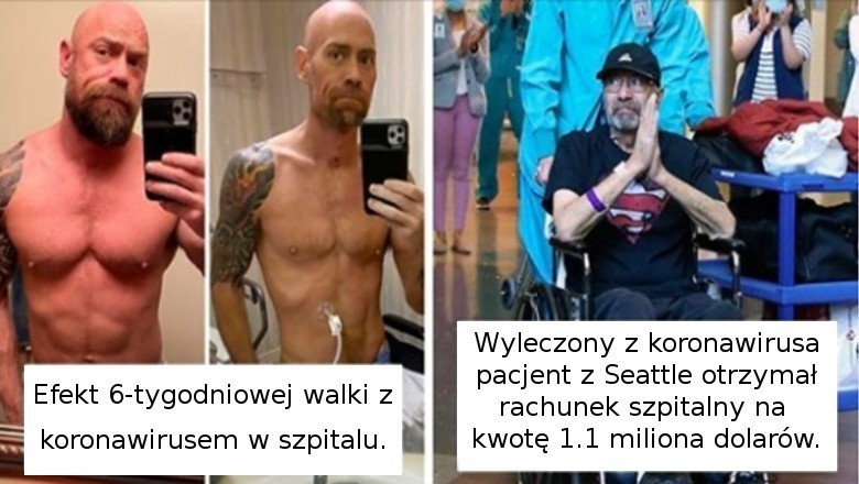 18 dających do myślenia zdjęć osób, które szczęśliwie wygrały walkę z koronawirusem