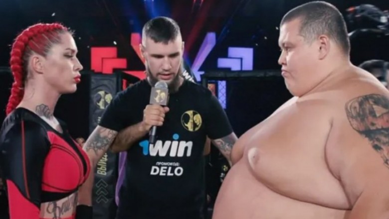 240-kilogramowy bloger kontra zawodniczka MMA