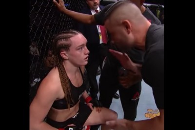 To jest dopiero motywacja. Tak jej nagadał, że nie dała szans rywalce 