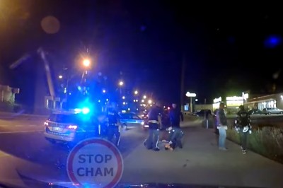 Pościg za kierowcą, który jechał całą szerokością drogi - Mielec