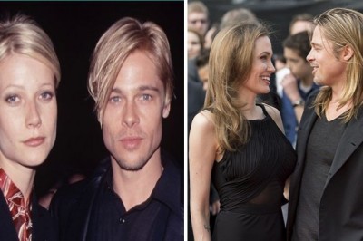 Ktoś zauważył, że Brad Pitt wygląda zawsze jak kobieta z którą się spotyka