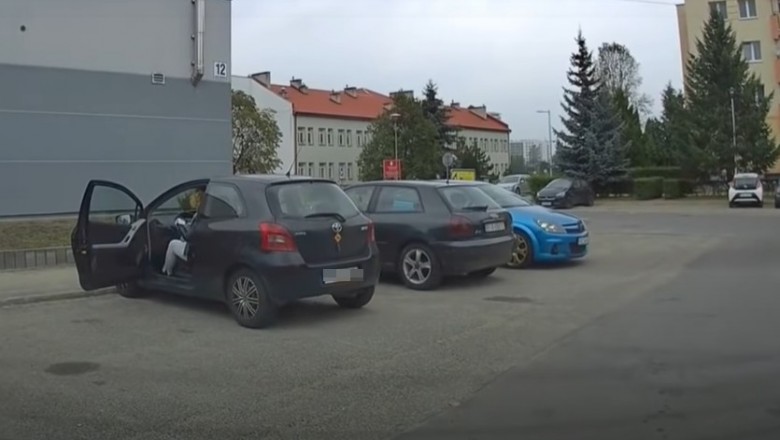 Mistrzyni na parkingu potrzebuje dwóch miejsc, żeby wejść do auta