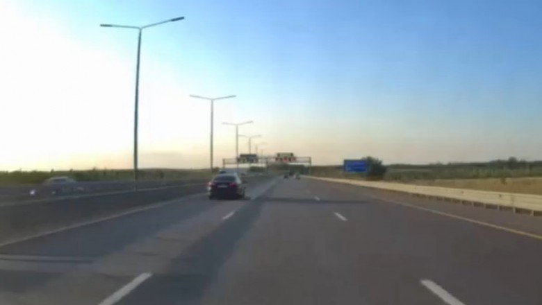 Lecisz sobie spokojnie autem po autostradzie, a tu niespodzianka 