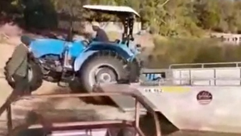 Mistrzowie transportu w akcji. Był traktor i nie ma