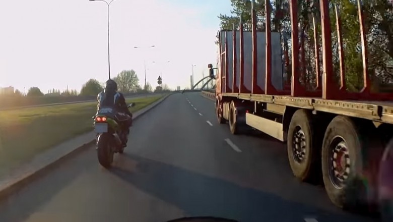 Podczas jazdy motocyklami przez Gdańsk zgubił kolegę 