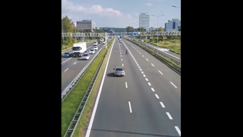 Przechodził przez autostradę A4 w Katowicach. Dziadka poniosło 