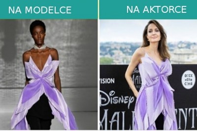 18 kreacji z wybiegów, które prezentują się całkiem inaczej na modelkach i celebrytkach