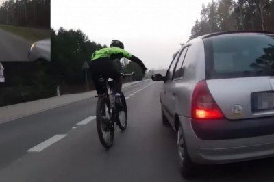 Tak zachowują się rowerzyści pomimo zakazu jazdy