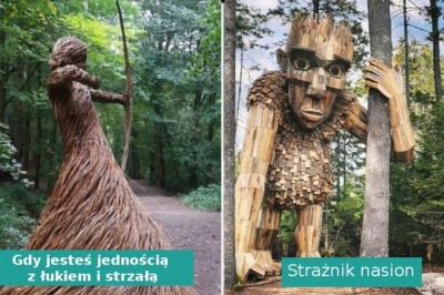 19 imponujących rzeźb stworzonych jedynie z naturalnych materiałów 