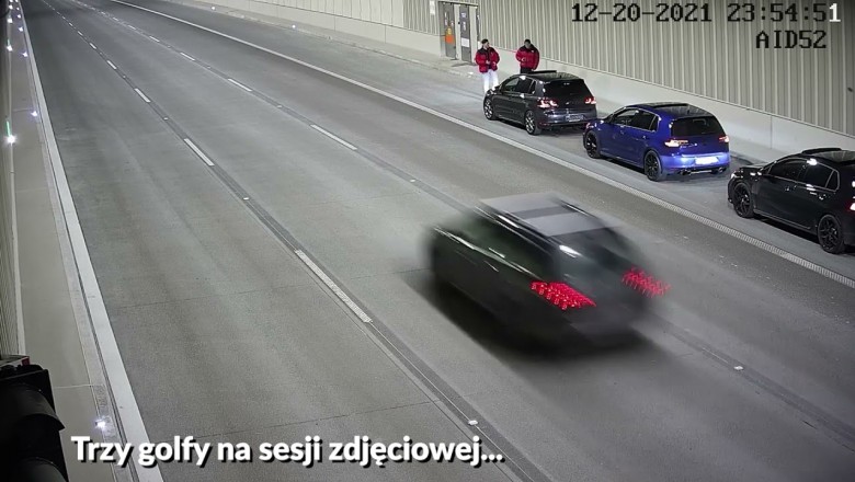 Żenujące zachowania kierowców w tunelu na S2 pod Ursynowem 