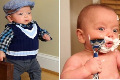 Syn urodził się 9 tygodni przed czasem. Tata zrobił mu sesję jak dorosłemu facetowi