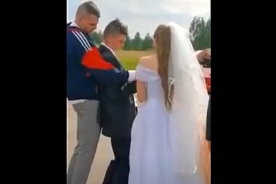 Świadek musiał trzymać pana młodego podczas ślubu