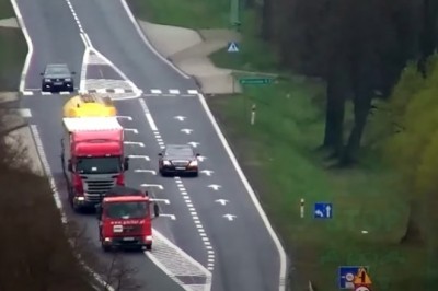 Za pomocą drona wyłapywali piratów drogowych