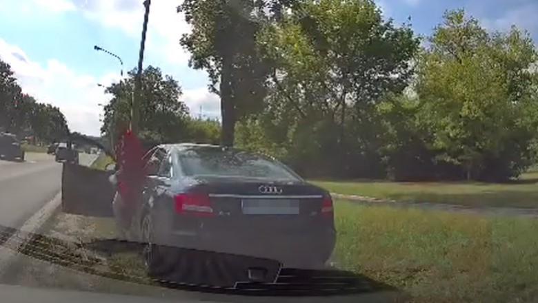 Tak cwaniakował swoim Audi, że doprowadził do kolizji 