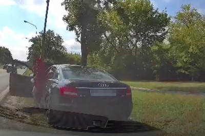 Tak cwaniakował swoim Audi, że doprowadził do kolizji 