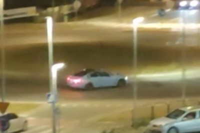 Drifty na rondzie zakończone wizytą policjantów drogówki - Gorzów 