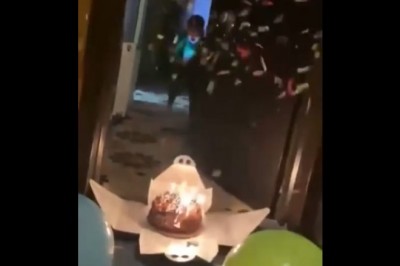 Zrobili dzieciakowi taką niespodziankę, że mało z butów nie wyskoczył