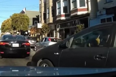 Szybka karma za chamską akcję typa z Toyoty