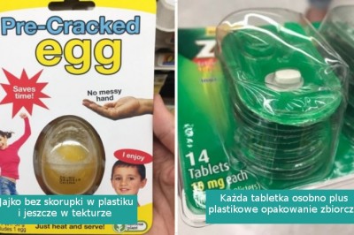 Najgorsze przykłady całkowicie bezsensownego opakowania, które zaśmieca środowisko