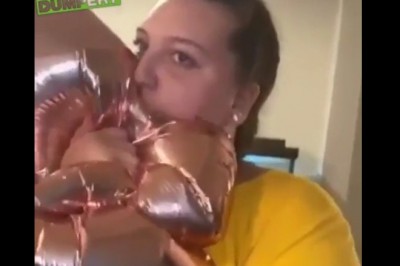 Zabawa z helem nie zawsze bywa bezpieczna. Ona się o tym przekonała 