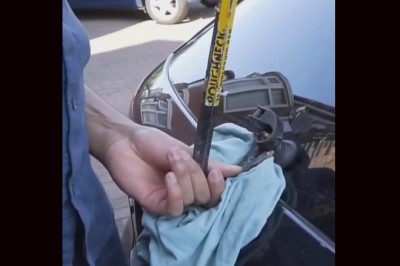 Kiedy chcesz wymienić wycieraczkę w aucie za pomocą łomu 
