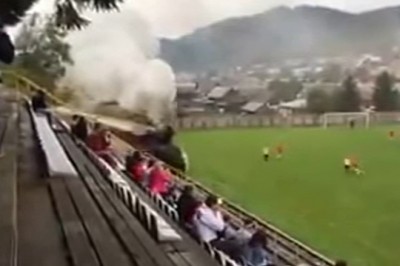 Gdy oglądasz sobie mecz, ale nagle pojawia się pociąg