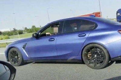 Niebezpieczne zachowanie kierowcy BMW na autostradzie A1