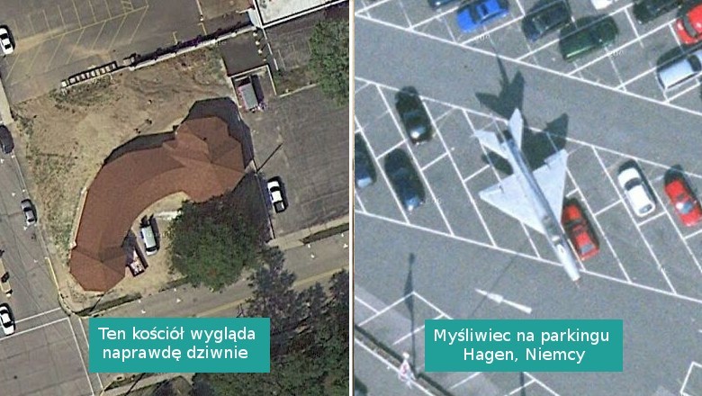 18 dziwacznych, zabawnych i tajemniczych miejsc znalezionych w Google Earth