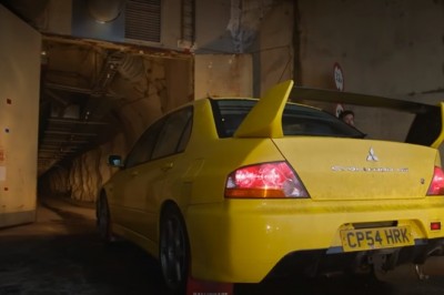 James May rozbił Mitsubishi Evo w tunelu podczas kręcenia The Grand Tour 