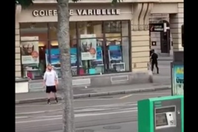 Konkretny skok do rzeki w centrum miasta. Nie wierzyli, że to zrobi