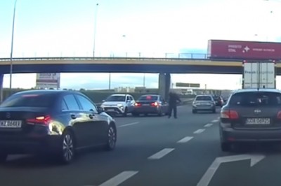 Jechał pod prąd na autostradzie A1. Interweniowała policja 