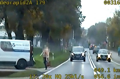 W kilka chwil zgarnął 41 punktów podczas wyprzedzania radiowozu 