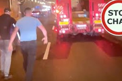 Zablokowali drogę i wyskoczyli do gościa z osobówki