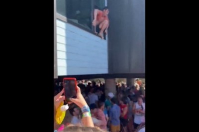 Imprezowe popisy z nieudanym skokiem do basenu