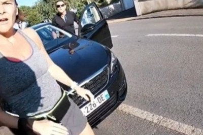 Piękna karma za wykłócanie się na drodze