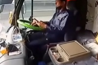 Tak się kończy patrzenie się w telefon zamiast na drogę