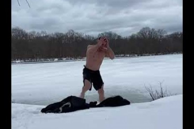 Kiedy chcesz pokazać, że jesteś kozakiem w morsowaniu