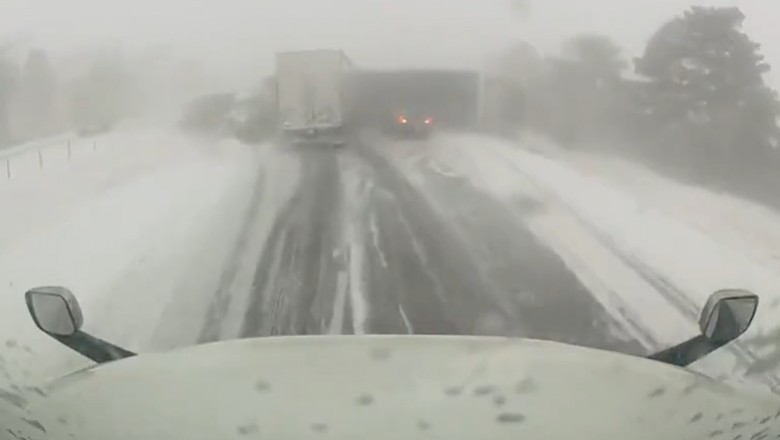 Kiedy lecisz ciężarówką we mgle i trafiasz na zator