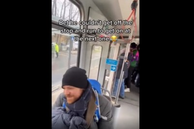 Kiedy z kumplami założysz się, że wsiądziesz do tego samego tramwaju