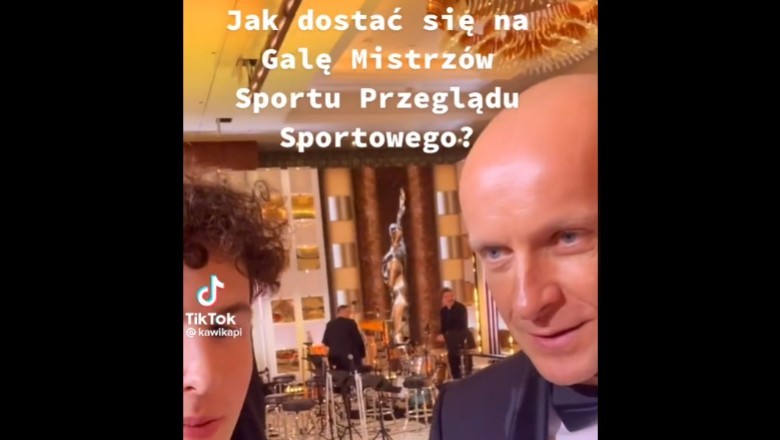 Wbił się na galę Mistrzów Sportu z podrobioną opaską