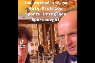 Wbił się na galę Mistrzów Sportu z podrobioną opaską