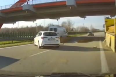 Oszukać przeznaczenie na autostradzie A4 - nagranie