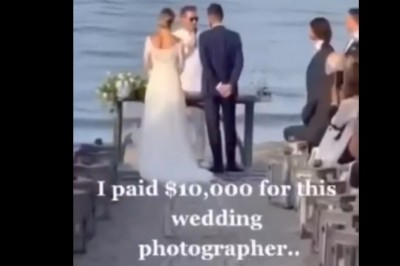 Kiedy kamerzysta w czasie ślubu zauważa coś ciekawszego niż Wy
