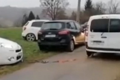 Mistrzowskie zaczepienie liny do holowania. Szybko pożałował