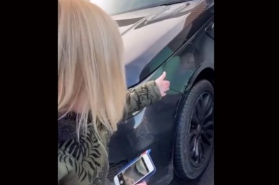 Oskarżyła go o porysowanie auta. Nie ogarniała, że to niemożliwe