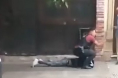 Ściągnął mu buty podczas policyjnego zatrzymania