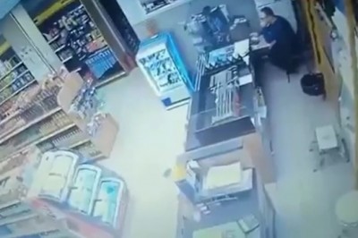 Wleciał Skodą na stację w Drawsku Pomorskim. Wyciekło nagranie