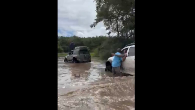 Uśmiech szybko zszedł mu z twarzy, czyli popis jazdy na offroadzie